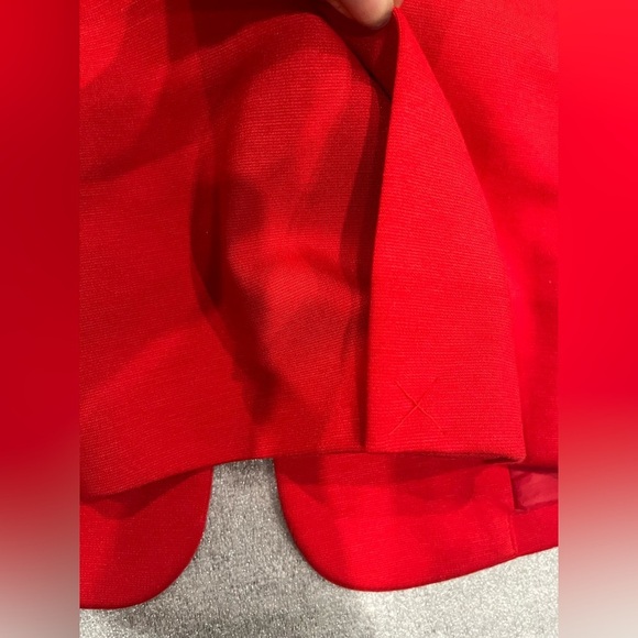[S]Kenneth Cole Select Women's Red Blazer One Button Lined Career Preppy NWOT - Picture 12 of 12